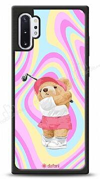 Dafoni Art Samsung Galaxy Note 10 Plus Tennis Girl Bear Kılıf - 1