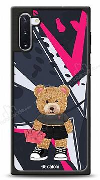 Dafoni Art Samsung Galaxy Note 10 Rock And Roll Teddy Bear Kılıf - 1