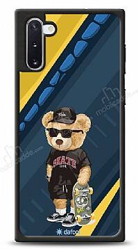 Dafoni Art Samsung Galaxy Note 10 Skate Bear Kılıf - 1