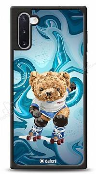 Dafoni Art Samsung Galaxy Note 10 Skating Teddy Bear Kılıf - 1