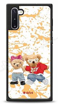 Dafoni Art Samsung Galaxy Note 10 Style Couple Teddy Kılıf - 1