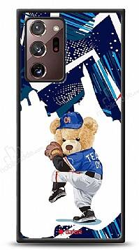 Dafoni Art Samsung Galaxy Note 20 Ultra Hand Soccer Teddy Bear Kılıf - 1