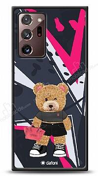 Dafoni Art Samsung Galaxy Note 20 Ultra Rock And Roll Teddy Bear Kılıf - 1