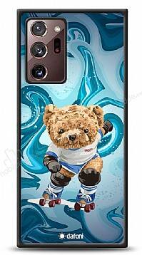 Dafoni Art Samsung Galaxy Note 20 Ultra Skating Teddy Bear Kılıf - 1