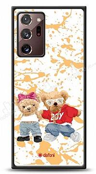 Dafoni Art Samsung Galaxy Note 20 Ultra Style Couple Teddy Kılıf - 1