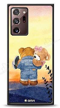 Dafoni Art Samsung Galaxy Note 20 Ultra Sunset Teddy Bears Kılıf - 1