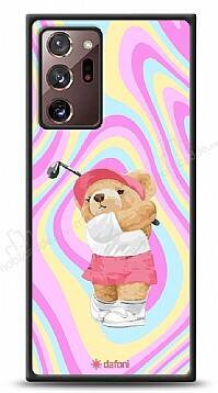 Dafoni Art Samsung Galaxy Note 20 Ultra Tennis Girl Bear Kılıf - 1