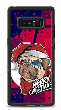 Dafoni Art Samsung Galaxy Note 8 Christmas Pug Kılıf - 1