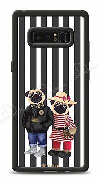 Dafoni Art Samsung Galaxy Note 8 Cool Pugs Kılıf - 1