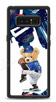 Dafoni Art Samsung Galaxy Note 8 Hand Soccer Teddy Bear Kılıf - 1