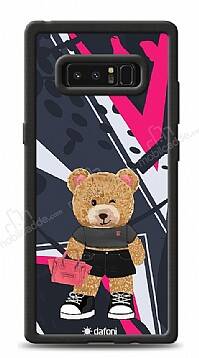 Dafoni Art Samsung Galaxy Note 8 Rock And Roll Teddy Bear Kılıf - 1