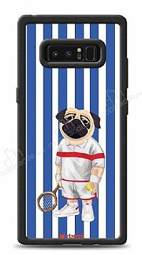 Dafoni Art Samsung Galaxy Note 8 Tennis Boy Pug Kılıf - 1