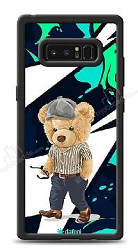 Dafoni Art Samsung Galaxy Note 8 Thoughtful Teddy Bear Kılıf - 1