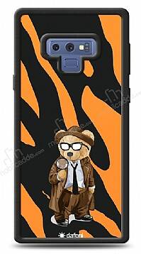 Dafoni Art Samsung Galaxy Note 9 Detective Teddy Bear Kılıf - 1