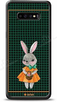 Dafoni Art Samsung Galaxy S10 Lady Rabbit Kılıf - 1