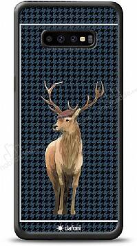 Dafoni Art Samsung Galaxy S10 Plus Midnight Deer Kılıf - 1