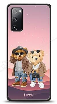 Dafoni Art Samsung Galaxy S20 FE Cool Couple Teddy Kılıf - 1