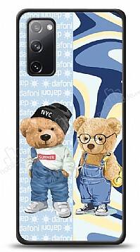 Dafoni Art Samsung Galaxy S20 FE Summer Couple Teddy Kılıf - 1