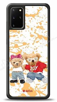 Dafoni Art Samsung Galaxy S20 Plus Style Couple Teddy Kılıf - 1