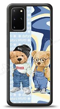 Dafoni Art Samsung Galaxy S20 Plus Summer Couple Teddy Kılıf - 1