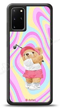 Dafoni Art Samsung Galaxy S20 Plus Tennis Girl Bear Kılıf - 1