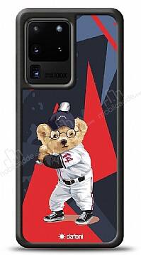 Dafoni Art Samsung Galaxy S20 Ultra Baseball Bear Kılıf - 1