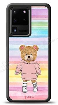 Dafoni Art Samsung Galaxy S20 Ultra Chic Teddy Bear Kılıf - 1