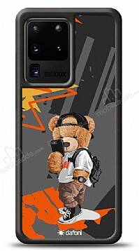 Dafoni Art Samsung Galaxy S20 Ultra Cool Teddy Bear Kılıf - 1