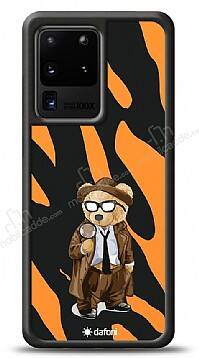 Dafoni Art Samsung Galaxy S20 Ultra Detective Teddy Bear Kılıf - 1