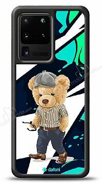 Dafoni Art Samsung Galaxy S20 Ultra Thoughtful Teddy Bear Kılıf - 1