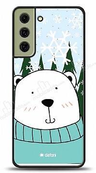 Dafoni Art Samsung Galaxy S21 FE 5G Snow Bear Kılıf - 1