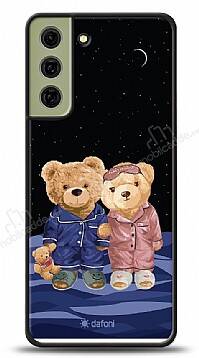 Dafoni Art Samsung Galaxy S21 FE 5G Under The Stars Teddy Bears Kılıf - 1