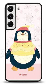 Dafoni Art Samsung Galaxy S22 5G Smiling Penguin Kılıf - 1