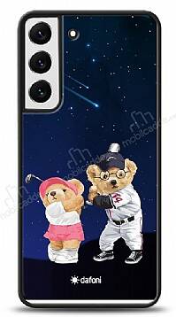 Dafoni Art Samsung Galaxy S22 5G Sporty Couple Teddy Kılıf - 1