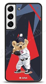 Dafoni Art Samsung Galaxy S22 Plus 5G Baseball Bear Kılıf - 1