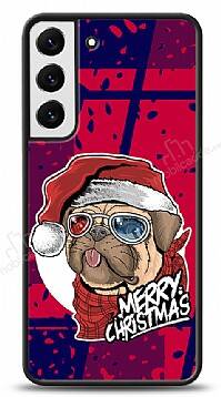 Dafoni Art Samsung Galaxy S22 Plus 5G Christmas Pug Kılıf - 1