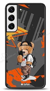 Dafoni Art Samsung Galaxy S22 Plus 5G Cool Teddy Bear Kılıf - 1