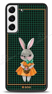 Dafoni Art Samsung Galaxy S22 Plus 5G Lady Rabbit Kılıf - 1