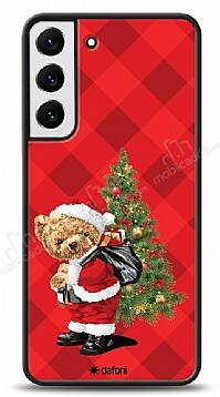 Dafoni Art Samsung Galaxy S22 Plus 5G Santa Bear Kılıf - 1