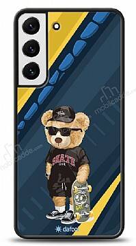 Dafoni Art Samsung Galaxy S22 Plus 5G Skate Bear Kılıf - 1