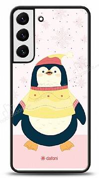 Dafoni Art Samsung Galaxy S22 Plus 5G Smiling Penguin Kılıf - 1