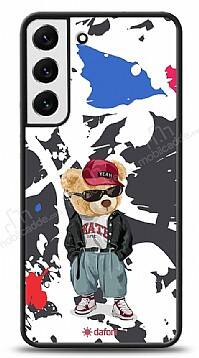 Dafoni Art Samsung Galaxy S22 Plus 5G Sporty Teddy Bear Kılıf - 1