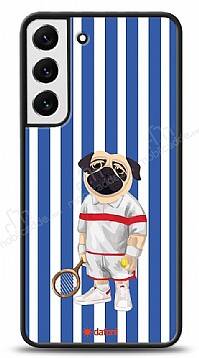 Dafoni Art Samsung Galaxy S22 Plus 5G Tennis Boy Pug Kılıf - 1