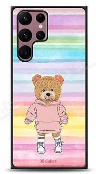 Dafoni Art Samsung Galaxy S22 Ultra 5G Chic Teddy Bear Kılıf - 1