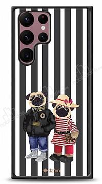 Dafoni Art Samsung Galaxy S22 Ultra 5G Cool Pugs Kılıf - 1