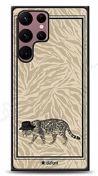 Dafoni Art Samsung Galaxy S22 Ultra 5G Fashion Leopar Kılıf - 1