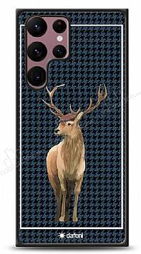 Dafoni Art Samsung Galaxy S22 Ultra 5G Midnight Deer Kılıf - 1