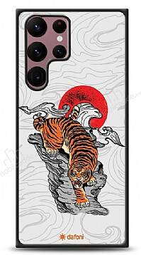 Dafoni Art Samsung Galaxy S22 Ultra 5G Roaring Tiger Kılıf - 1