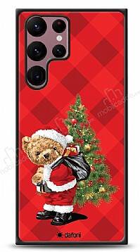 Dafoni Art Samsung Galaxy S22 Ultra 5G Santa Bear Kılıf - 1