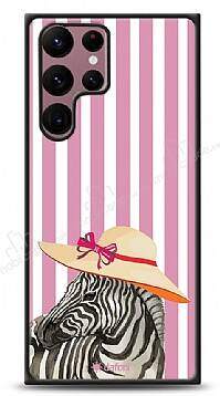 Dafoni Art Samsung Galaxy S22 Ultra 5G Zebra Fashion Kılıf - 1